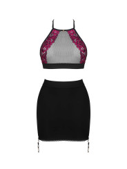 Rosenty ensemble Top et Jupe - Noir