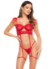 Isaura ensemble 2 pièces - Rouge