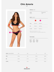 Chic Amoria ensemble 2 pièces - Noir