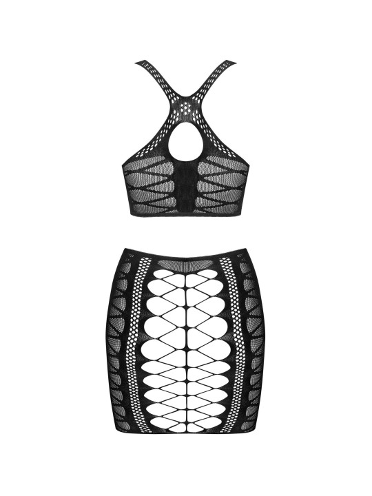 K102 Top et Jupe - Noir