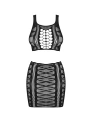 K102 Top et Jupe - Noir