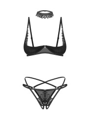 Donarella ensemble ouvert 3 pièces - Noir NP