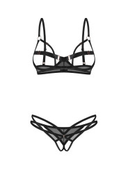 Euridia ensemble ouvert 2 pièces - Noir