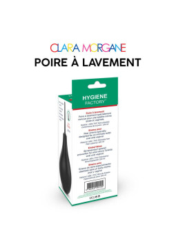 Poire à lavement Clara Morgane - Noir