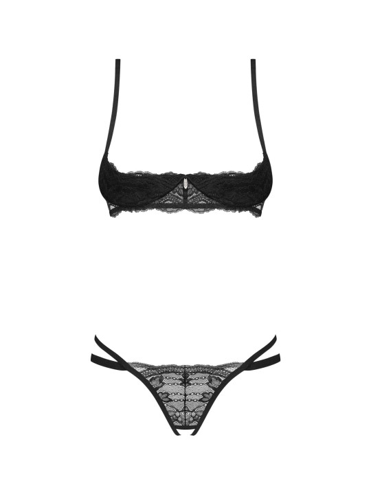 Nutris ensemble ouvert 2 pièces - Noir