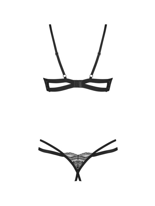 Nutris ensemble ouvert 2 pièces - Noir