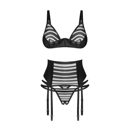 Lune Bellis ensemble ouvert 3 pièces - Noir