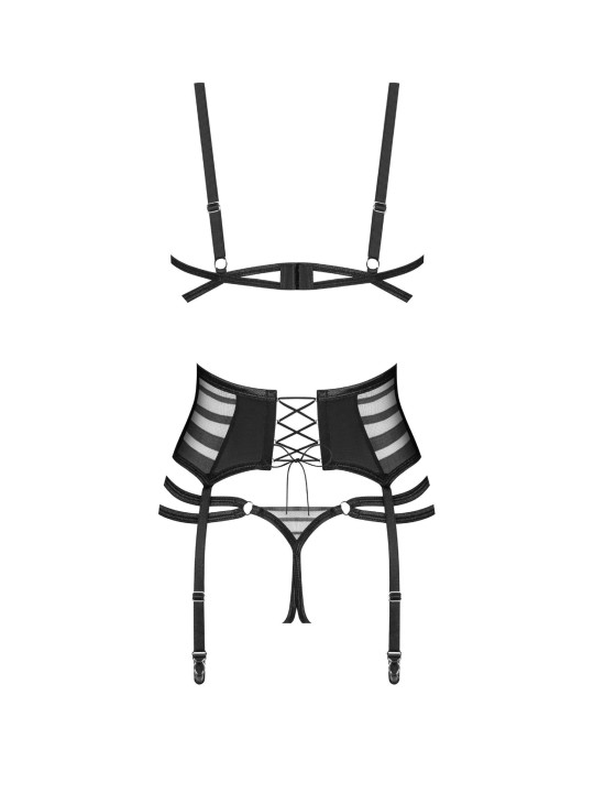 Lune Bellis ensemble ouvert 3 pièces - Noir