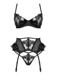 Rafaella ensemble wetlook - noir