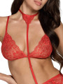 Bondage 243 ensemble lingerie 5 pièces - rouge