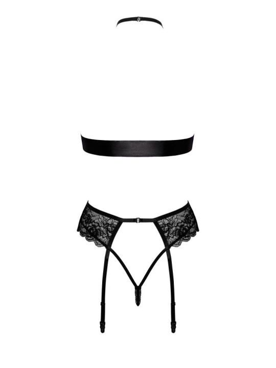 Bondage 244 ensemble lingerie 4 pièces - noir