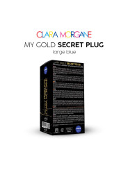 My Gold Secret Plug - Bleu