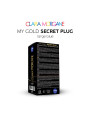 My Gold Secret Plug - Bleu