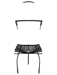 Lace Temptation ensemble - noir