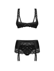 Lecille ensemble ouvert 3 pièces noir