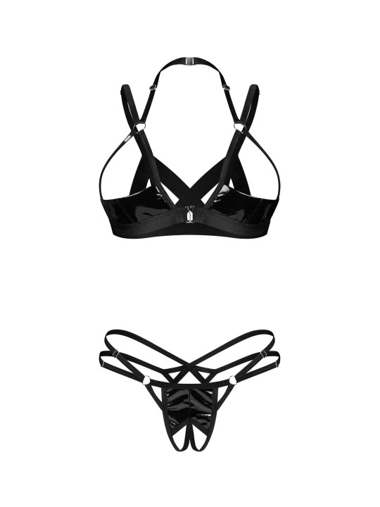 Keira Lise ensemble lingerie ouvert noir