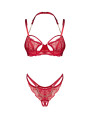 Matildea ensemble lingerie ouvert rouge