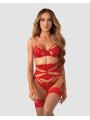 Matildea ensemble lingerie ouvert rouge
