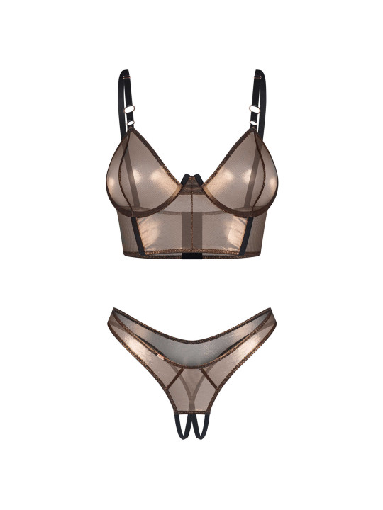 Soranna top et string ouvert