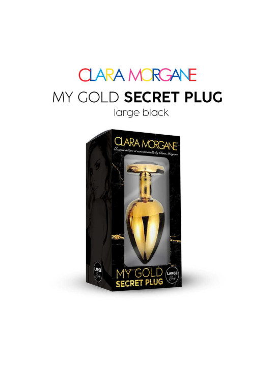 My Gold Secret Plug - Noir