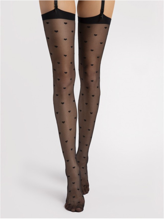 Love booster Bas 15 DEN - Noir