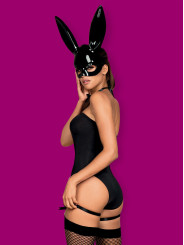 Bunny Costume 4 pcs - Noir