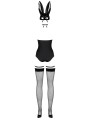Bunny Costume 4 pcs - Noir
