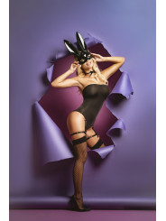Bunny Costume 4 pcs - Noir