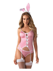 Bunny suit Costume Lapin 4 pcs rose