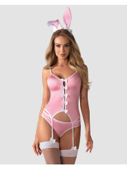 Bunny suit Costume Lapin 4 pcs rose