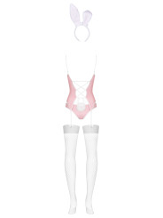 Bunny suit Costume Lapin 4 pcs rose