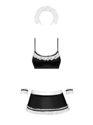 Maid set Costume de soubrette - Noir