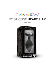 My Silicone Heart Plug - Noir