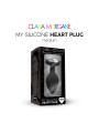 My Silicone Heart Plug - Noir