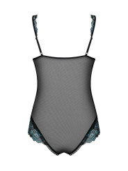 Amanta Body ouvert - Noir et Turquoise