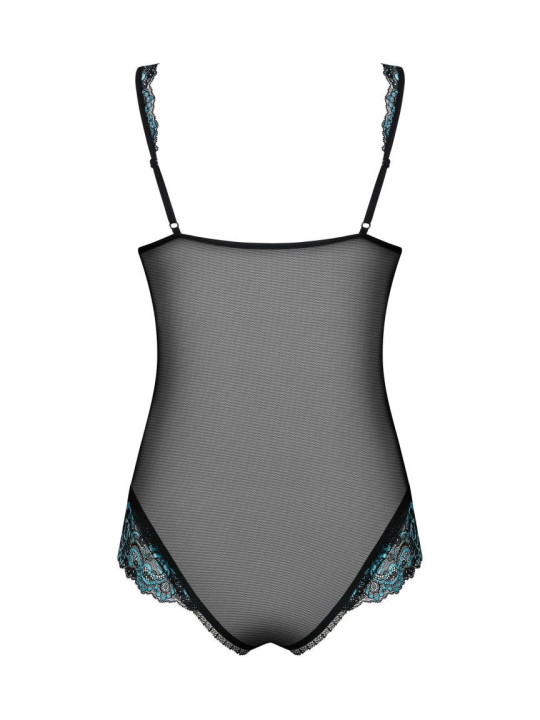 Amanta Body ouvert - Noir et Turquoise