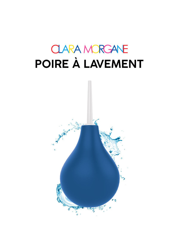 Poire à lavement Clara Morgane - Bleue