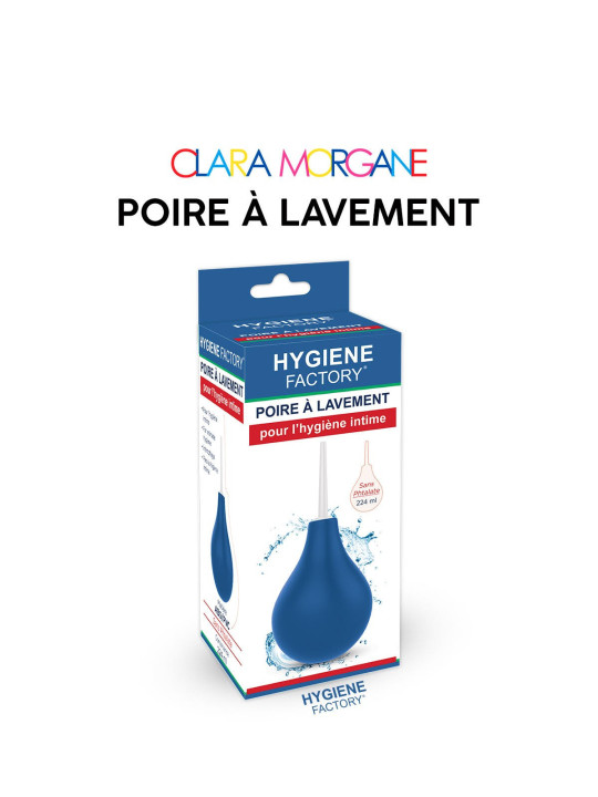 Poire à lavement Clara Morgane - Bleue