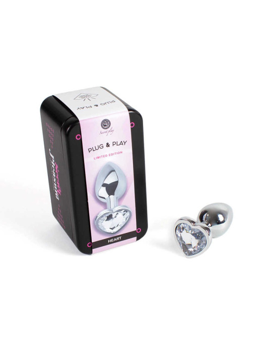 Plug anal secret play - Coeur crystal
