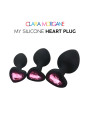 My Silicone Heart Plug - Gem rose