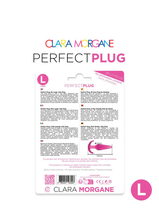 Perfect Plug Clara Morgane Pink (L)