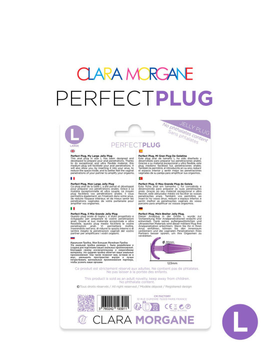 Perfect Plug Clara Morgane Purple (L)