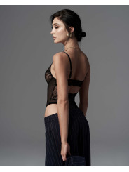 Perisia body ouvert - Noir