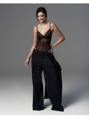 Perisia body ouvert - Noir