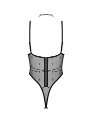 Anniverse special body ouvert et harnais - Noirs