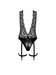 F297 Libido Body avec col, chaîne de perles et jarretière