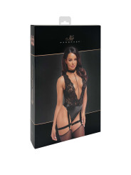 F297 Libido Body avec col, chaîne de perles et jarretière