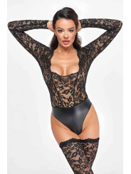 F296 Body Psyche en dentelle et wetlook