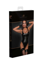 F244 Powerwetlook body avec ourlet inférieur échancré