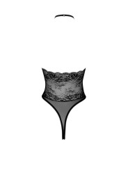 Sexy Kiss 246 body et ruban de satin - noir